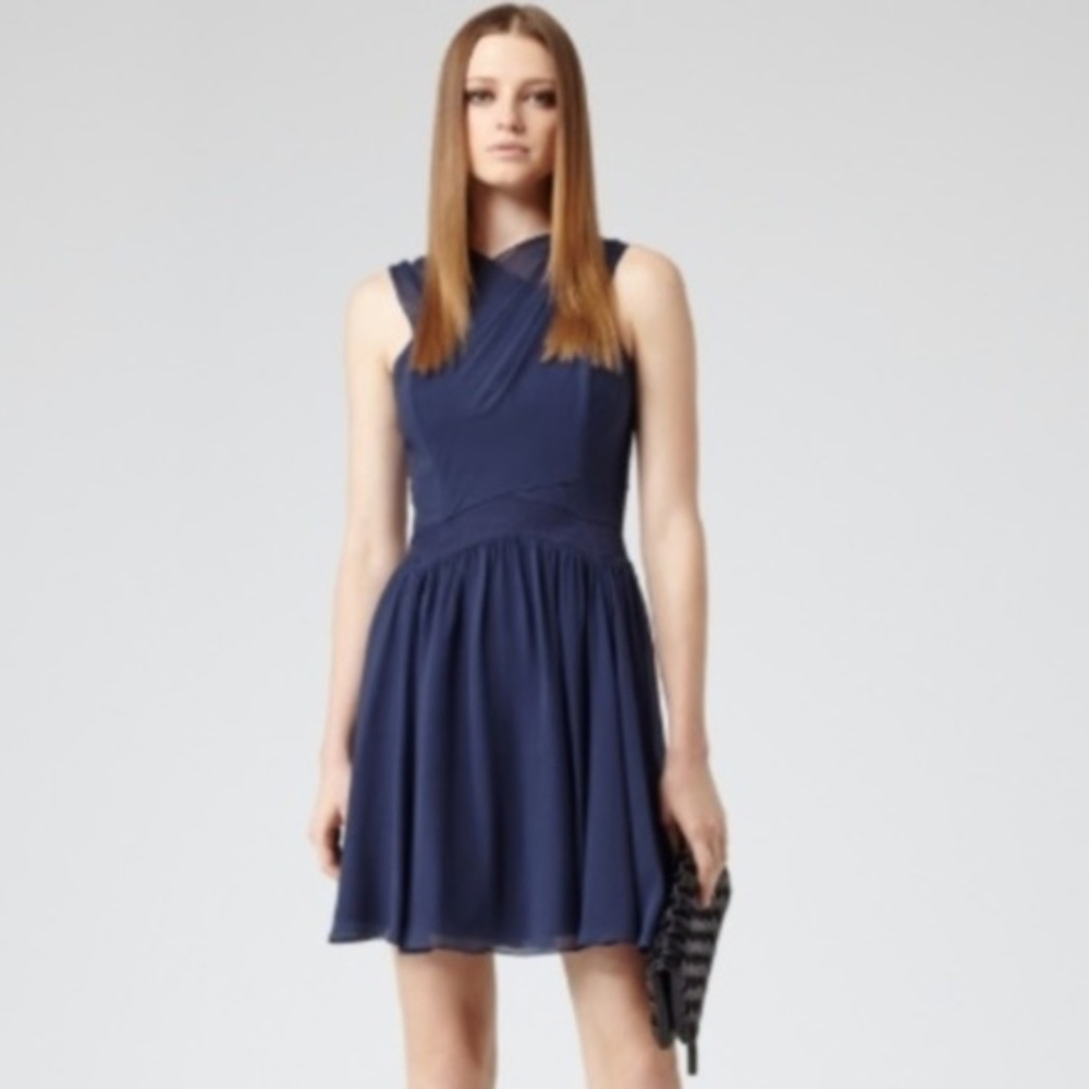 Reiss Navy Dress